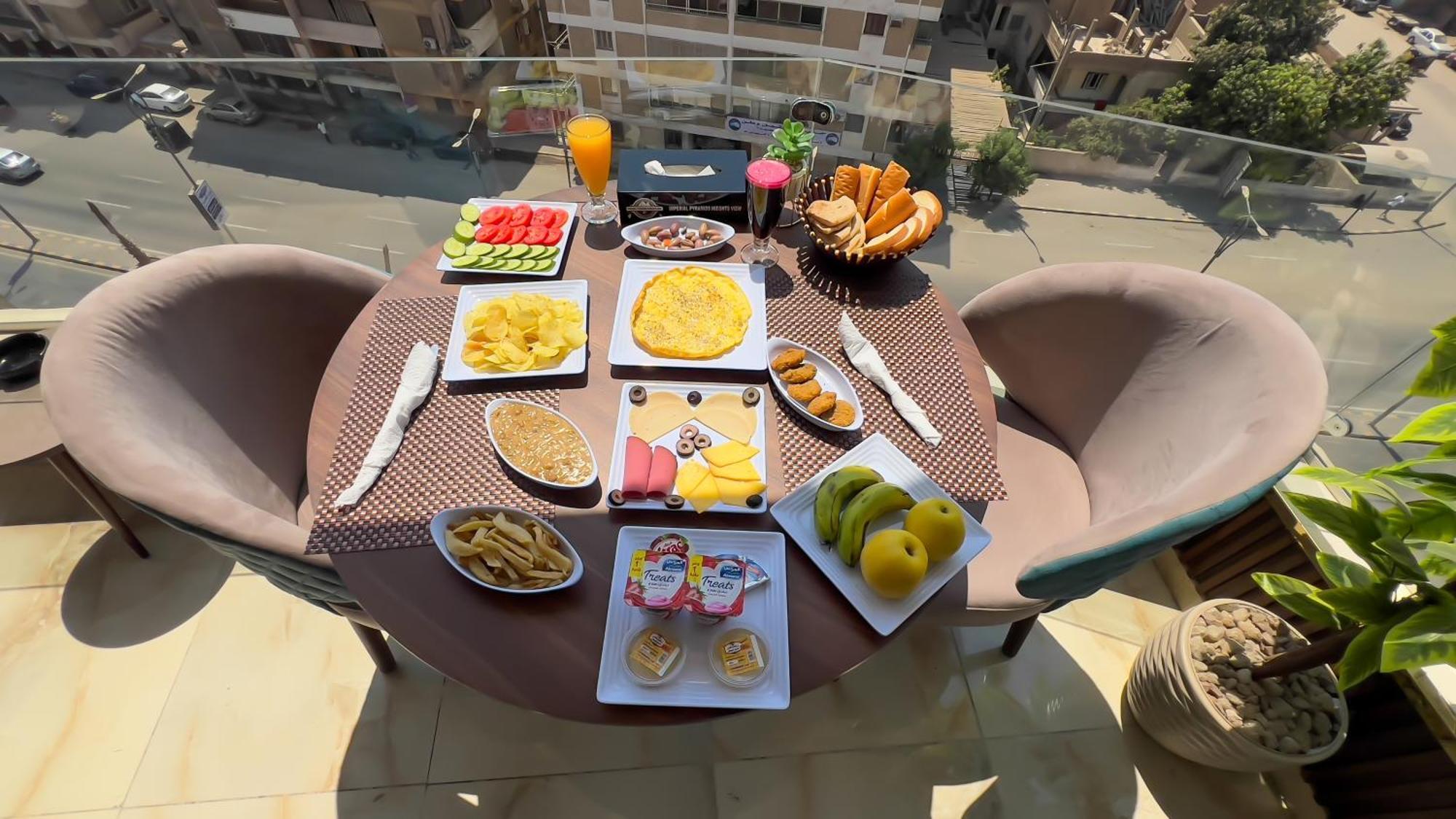 Imperial Pyramids Heights View Bed & Breakfast Nazlet el-Sîsi Eksteriør bilde