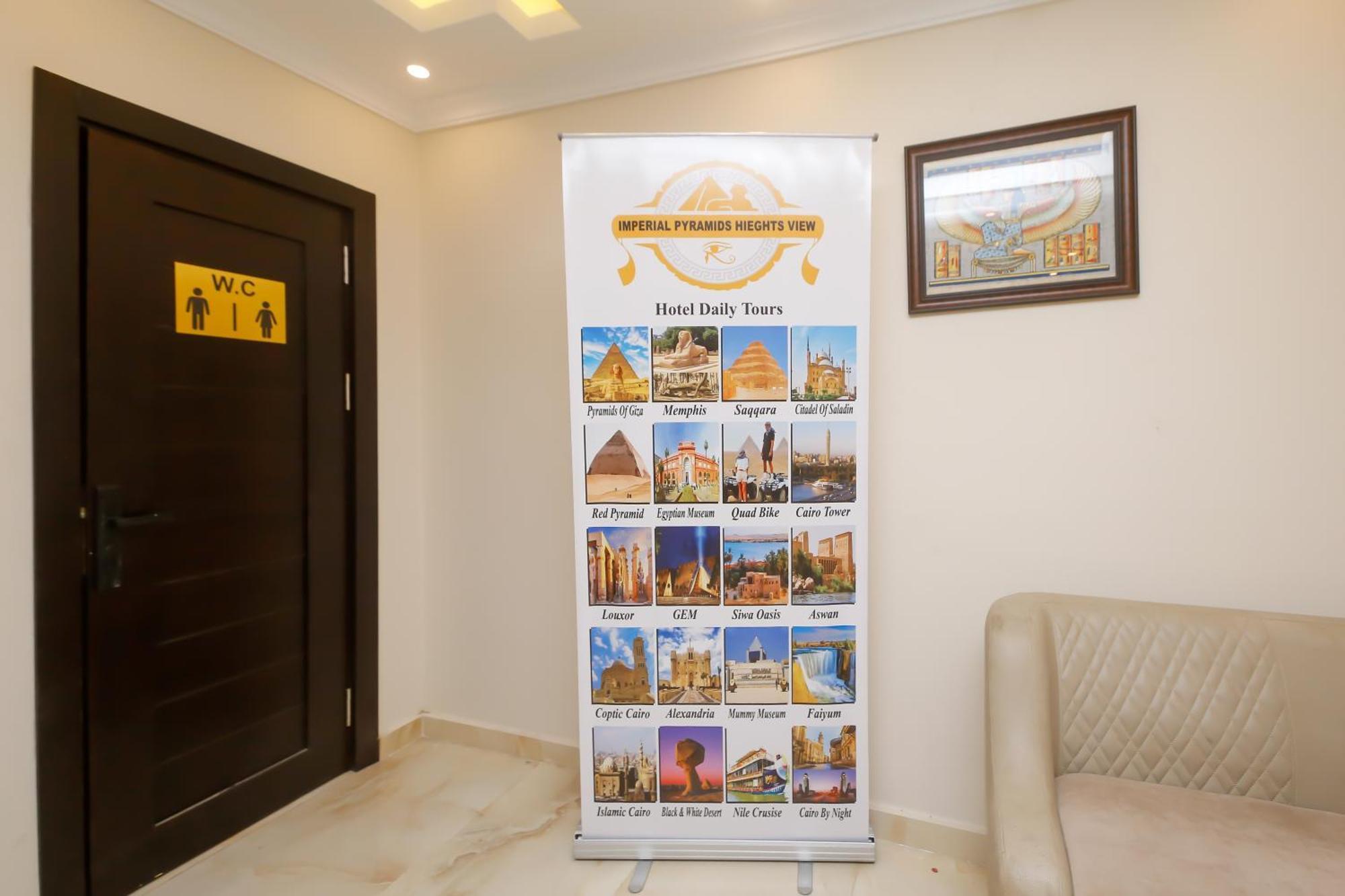 Imperial Pyramids Heights View Bed & Breakfast Nazlet el-Sîsi Eksteriør bilde
