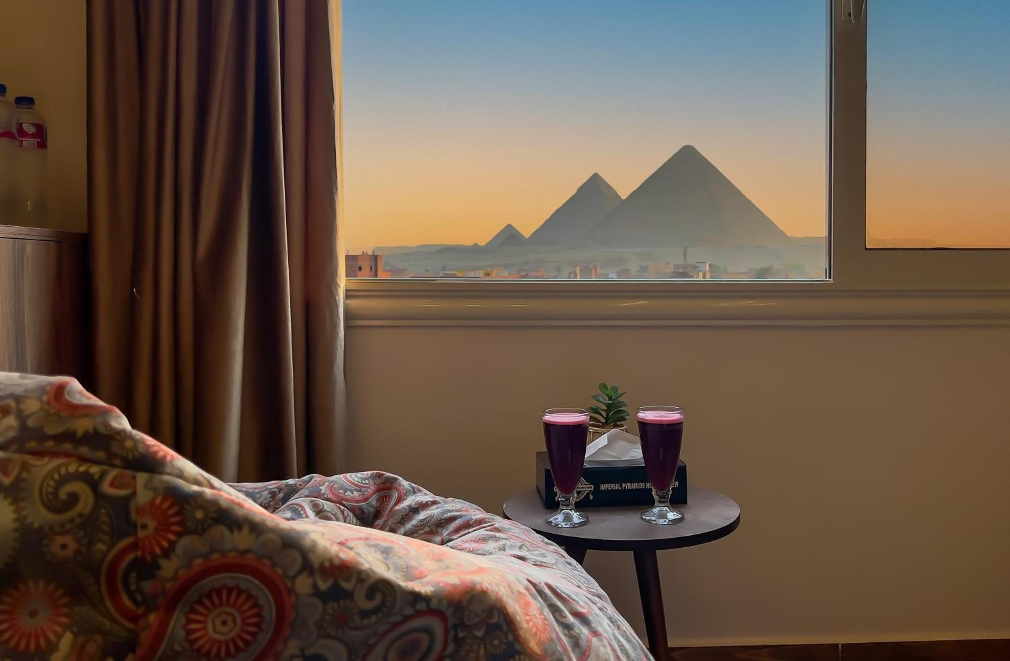 Imperial Pyramids Heights View Bed & Breakfast Nazlet el-Sîsi Eksteriør bilde